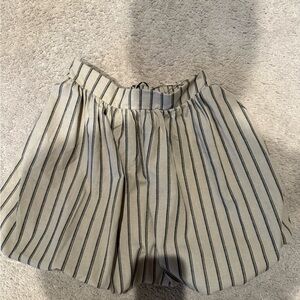 Klesis Striped Women's bubble hem skort
